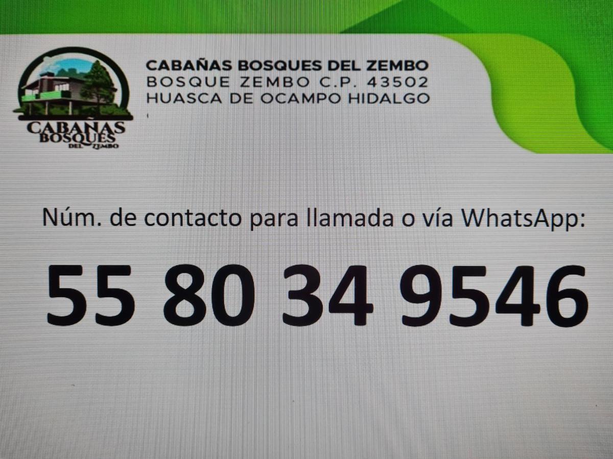 Cabanas Los Bosques Del Zembo Huasca de Ocampo Exterior photo